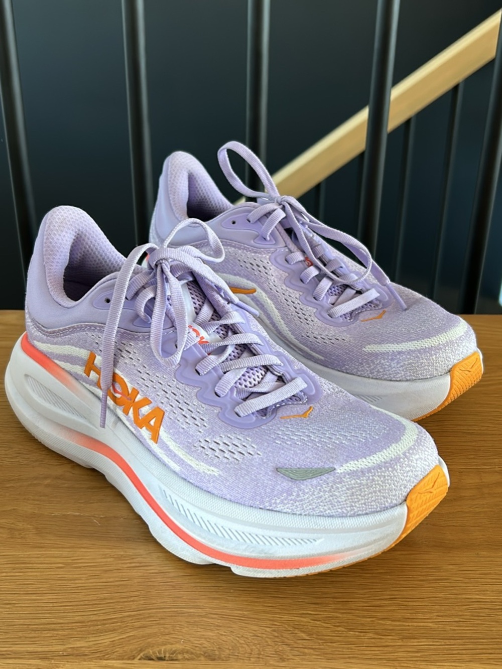 HOKA Women's Lavender Performance Running Shoes - BONDI 9